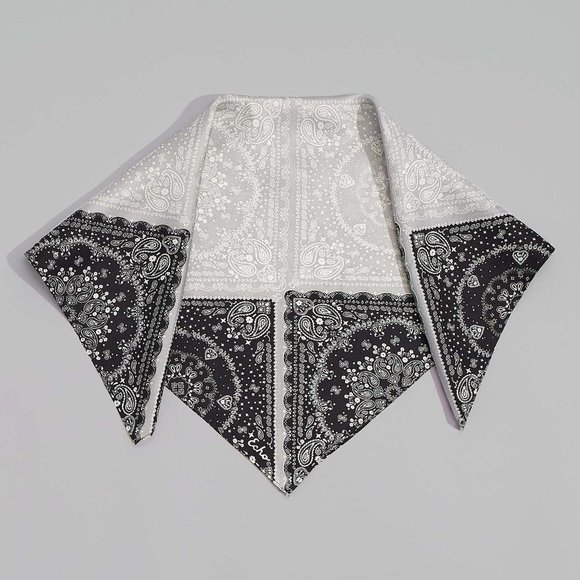 Patched Bandana Silk Square - Picture 2 of 3